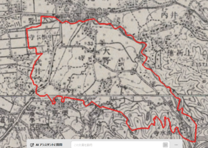 五万分一地形図大正2年測図